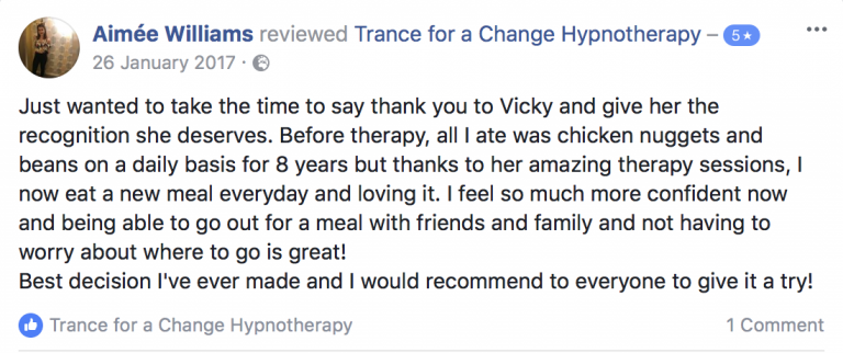 Review for Trance for a Change Hypnotherapy