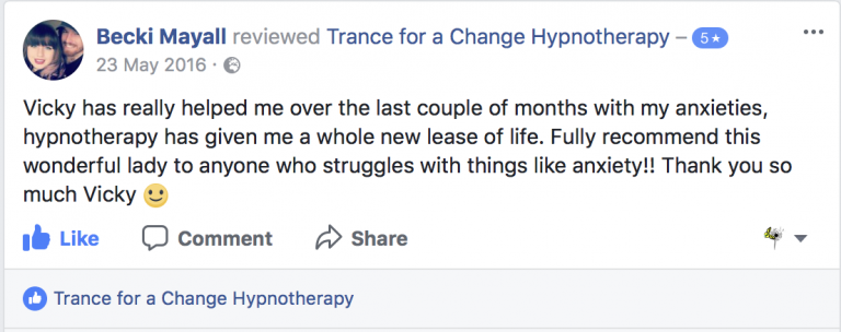 Review for Trance for a Change Hypnotherapy