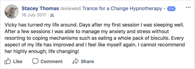 Review for Trance for a Change Hypnotherapy