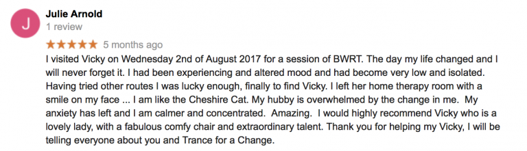 BWRT Testimonial Hinckley Trance for a Change