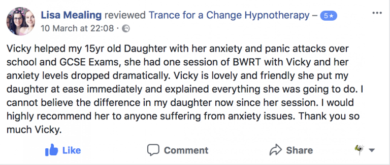 Review for Trance for a Change Hypnotherapy