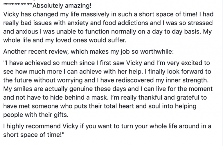 Review hypnotherapy Hinckley